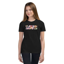 Load image into Gallery viewer, www.lovekimmycatalog.com Junior Graphic Tee  Candy Heart Graphics  black
