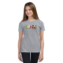 Load image into Gallery viewer, www.lovekimmycatalog.com gray Junior Love is in the Air Graphic Tee
