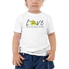 Load image into Gallery viewer, https://www.lovekimmycatalog.com/products/toddler-tee-live-to-love-tennis
