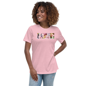 Bella Cotton Tee- Candy Heart LOVE Graphics pink