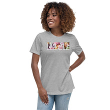 Load image into Gallery viewer, gray Bella Cotton Tee- Candy Heart LOVE Graphics
