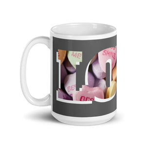 gray Coffee Mug- The Love Mug
