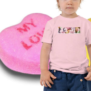 Junior Graphic Tee-  Candy Heart Graphics