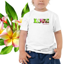Charger l&#39;image dans la galerie, www.lovekimmycatalog.com Toddler Tee - LOVE is in the Air white
