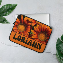 Load image into Gallery viewer, Custom Laptop Sleeve- Boho Hippie (sunflower)
