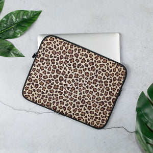 Laptop Sleeve- Leopard Animal Print