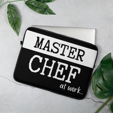 Load image into Gallery viewer, Laptop Sleeve- Master Chef black
