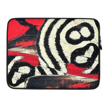 Load image into Gallery viewer, Laptop Sleeve- Red Butterfly Wings 15 inch

