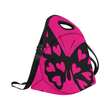 画像をギャラリービューアに読み込む, www.lovekimmycatalog.com large Neoprene Lunch Bag- Pink Butterly
