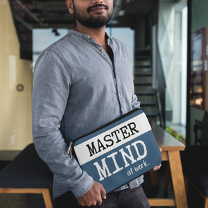 master mind laptop sleeve blue