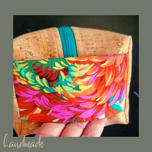 Handsewn Cosmetic Bag- Mums the Word