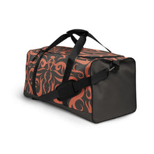 Load image into Gallery viewer, Duffle Travel Bag- Brown Butterfly
