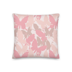 www.lovekimmycatalog.com Throw Pillow- Camouflage Pink Butterfly