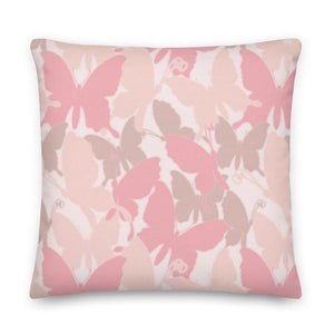 www.lovekimmycatalog.com Throw Pillow- Camouflage Pink Butterfly