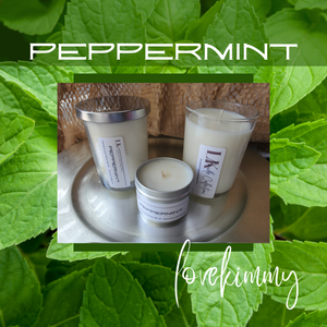 Scented Soy Candle - Peppermint (Stress Relief)