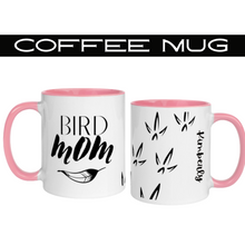 Load image into Gallery viewer, www.lovekimmycatalog.com Coffee Mug- pink Bird Mom
