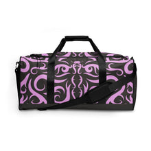 Load image into Gallery viewer, Duffle Travel Bag- Gray Butterfly
