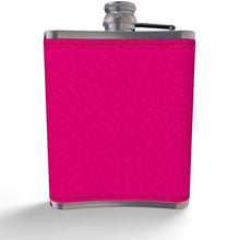 Load image into Gallery viewer, Leather Butterfly Hip Flask - Bridal Pink
