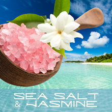 将图片加载到图库查看器，Clean Floral Scented Soy Candle - Sea Salt &amp; Jasmine
