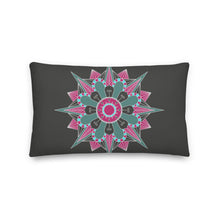 Load image into Gallery viewer, Butterfly Throw Pillow- Reversible Gray
