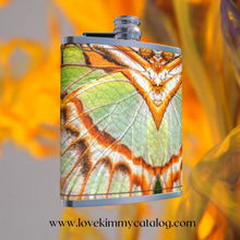 Load image into Gallery viewer, Butterfly Hip Flask - Spring Bloom
