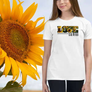 Toddler Tee- Sunflower Love