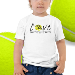 Toddler Tee - Live to LOVE Tennis