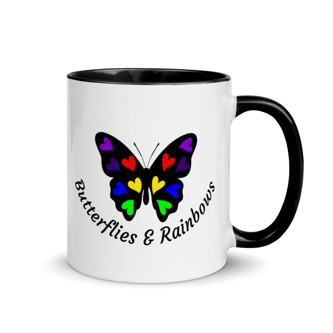 Coffee Mug- Butterflies and Rainbows