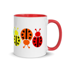 Cargar imagen en el visor de la galería, www.lovekimmycatalog.com Ladybug Coffee Mug red handle
