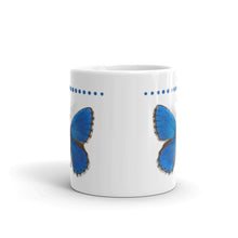 将图片加载到图库查看器，Ceramic Mug- Blue Butterfly
