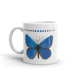 Ceramic Mug- Blue Butterfly