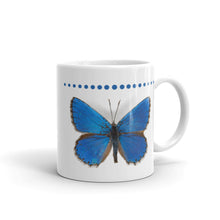 Load image into Gallery viewer, Ceramic Mug- Blue Butterfly
