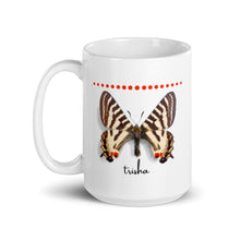 Load image into Gallery viewer, Personanlized Ceramic Mug- Butterfly Zebra
