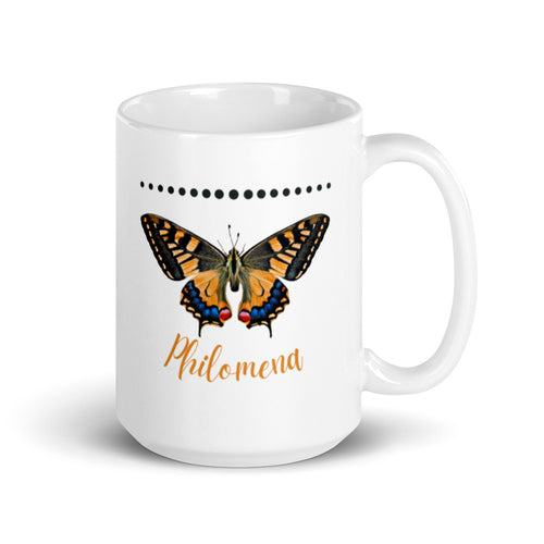 Personalized Ceramic Mug- Multicolor Butterfly