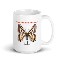 将图片加载到图库查看器，Personanlized Ceramic Mug- Butterfly Zebra
