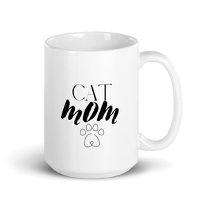 Ceramic Coffee Mug- Cat Mom "Purrrrfection"
