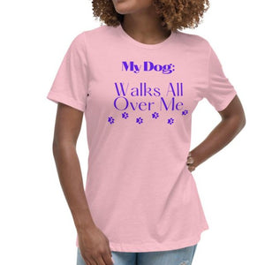 www.lovekimmycatalog.com Cotton Bella Tee- Dog Lover Edition (Purple)
