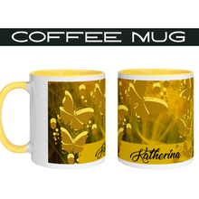 Load image into Gallery viewer, Coffee Mug- Yellow Butterfly

